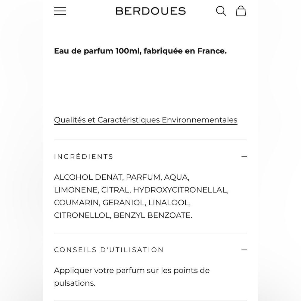 BNIB LE Berdoues Peng Lai EDP - Niche Collection Grands Crus Parfum Osmanthus - Picture 11 of 11